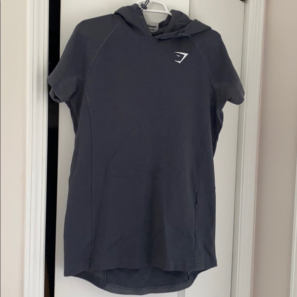 Gymshark Jacquard Pullover. Sz. S. Aegean Blue.